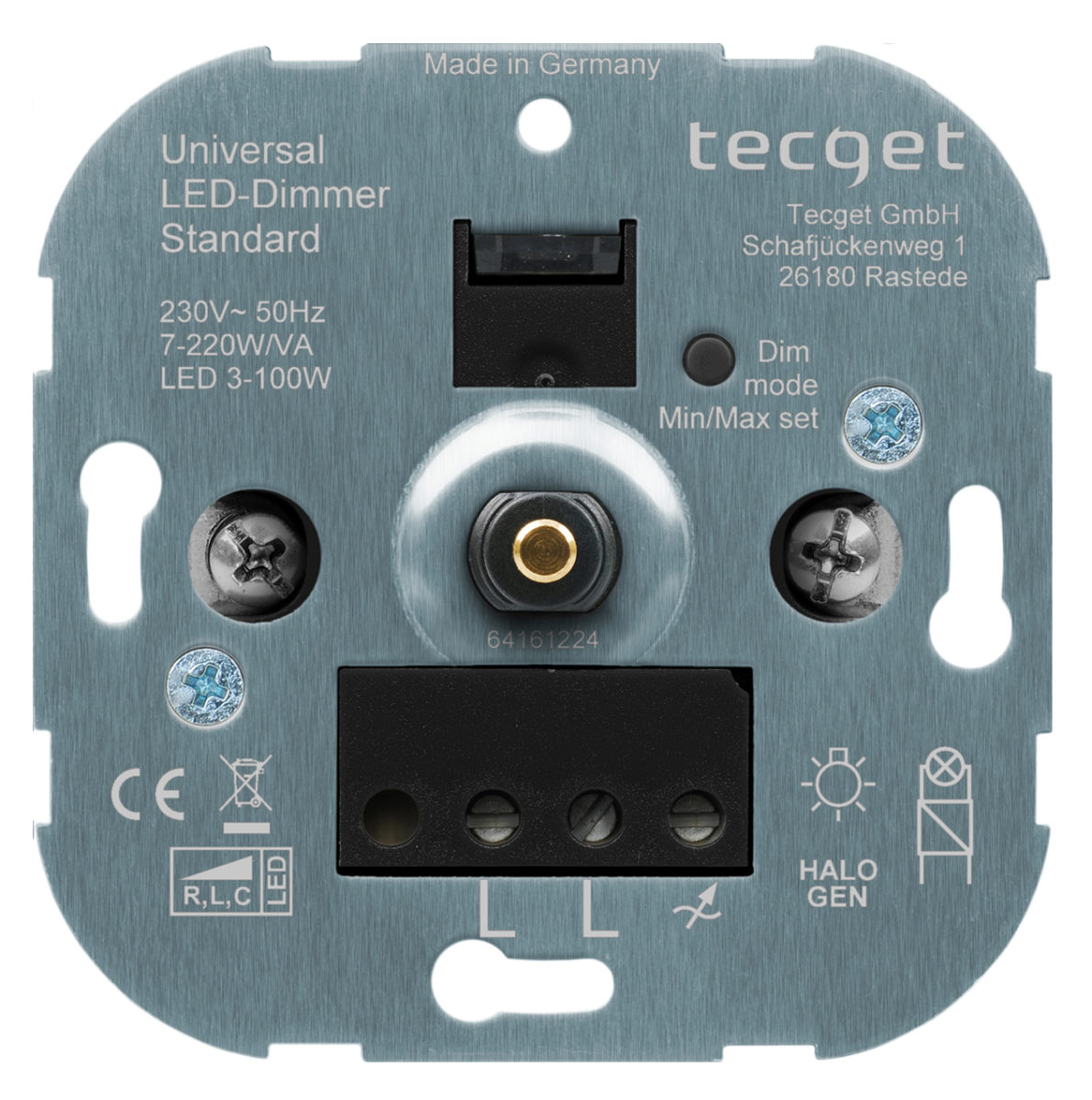 TECGET Universal LED Drehdimmer 3-100W