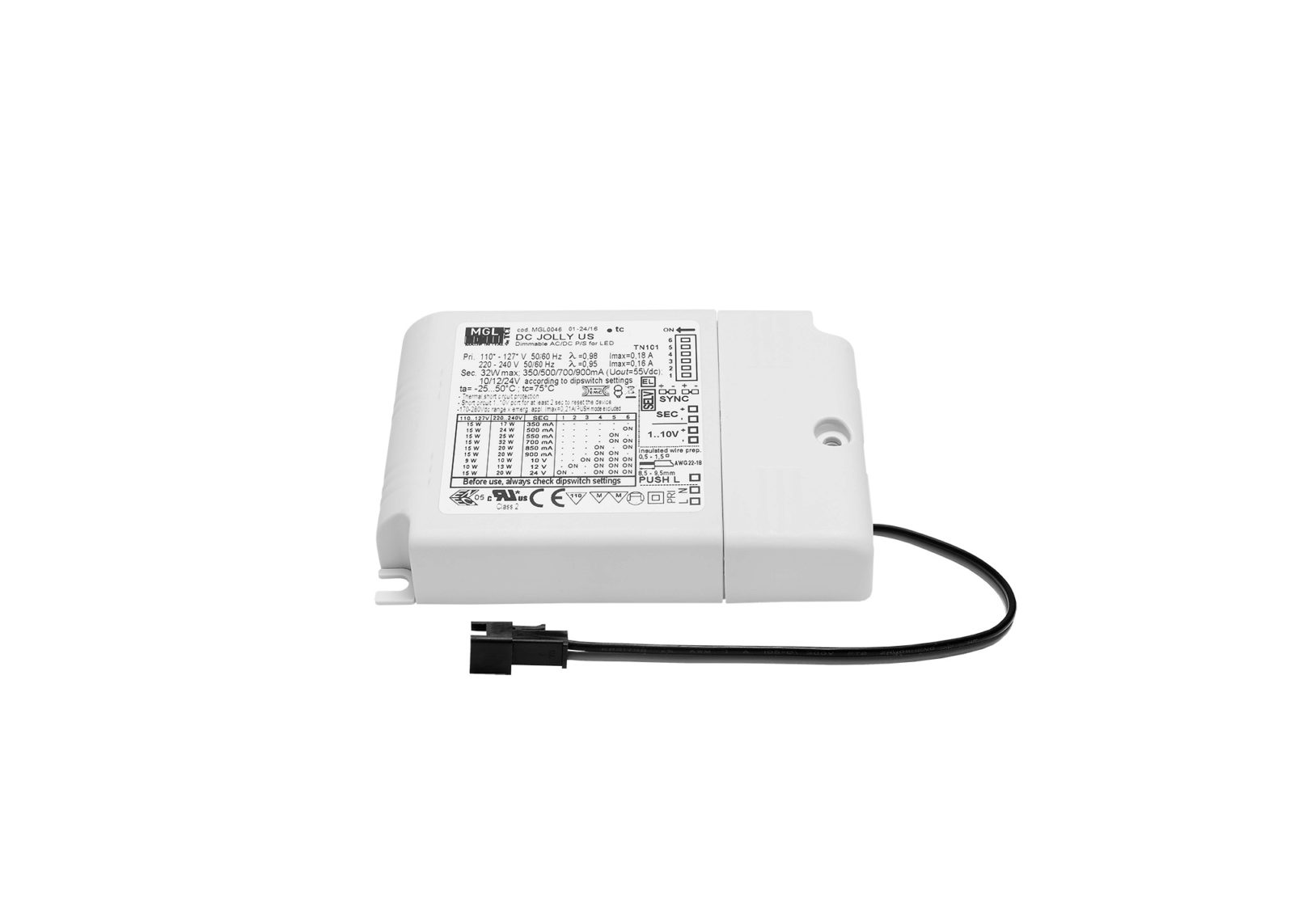 TECGET Netzgerät Dali DIM 230V 50/60Hz
