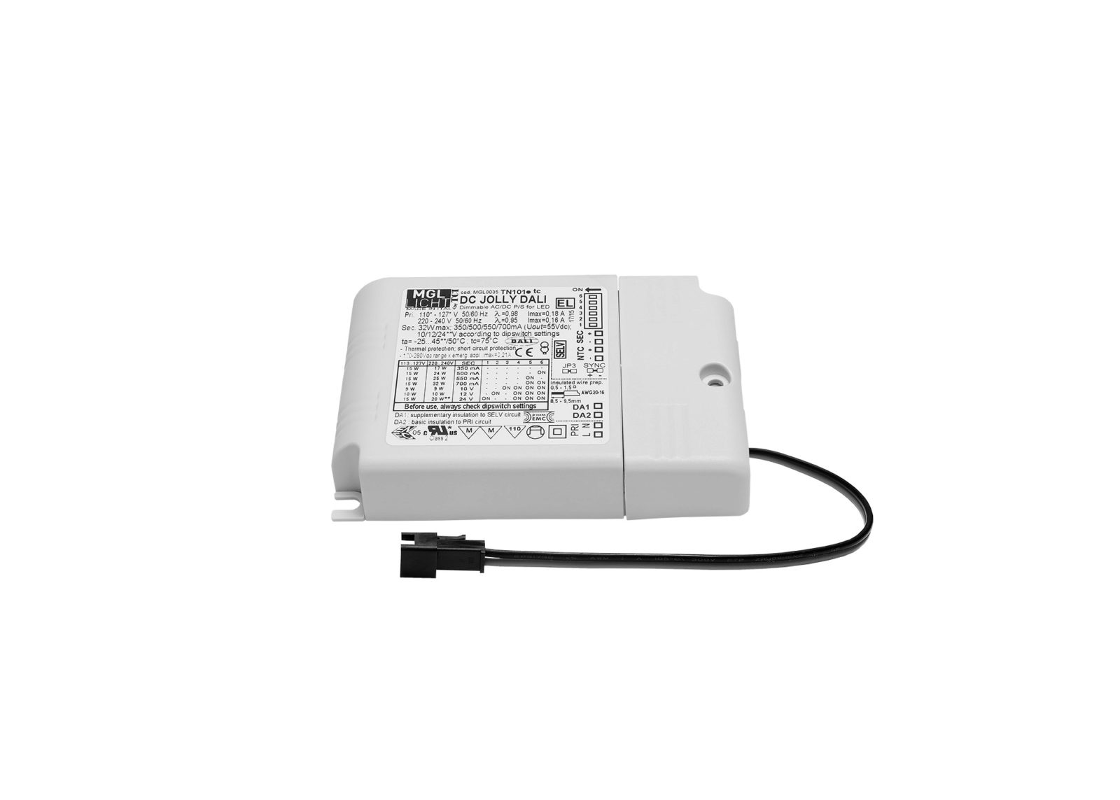 TECGET Netzger. 230V 50/60Hz 20W