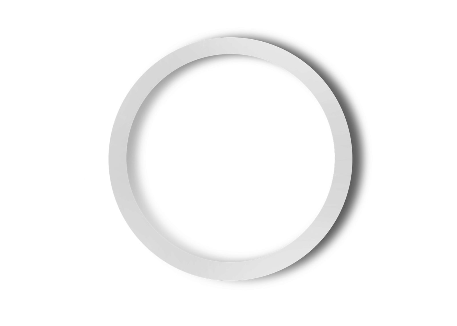 TECGET Dekoring Metall weiß