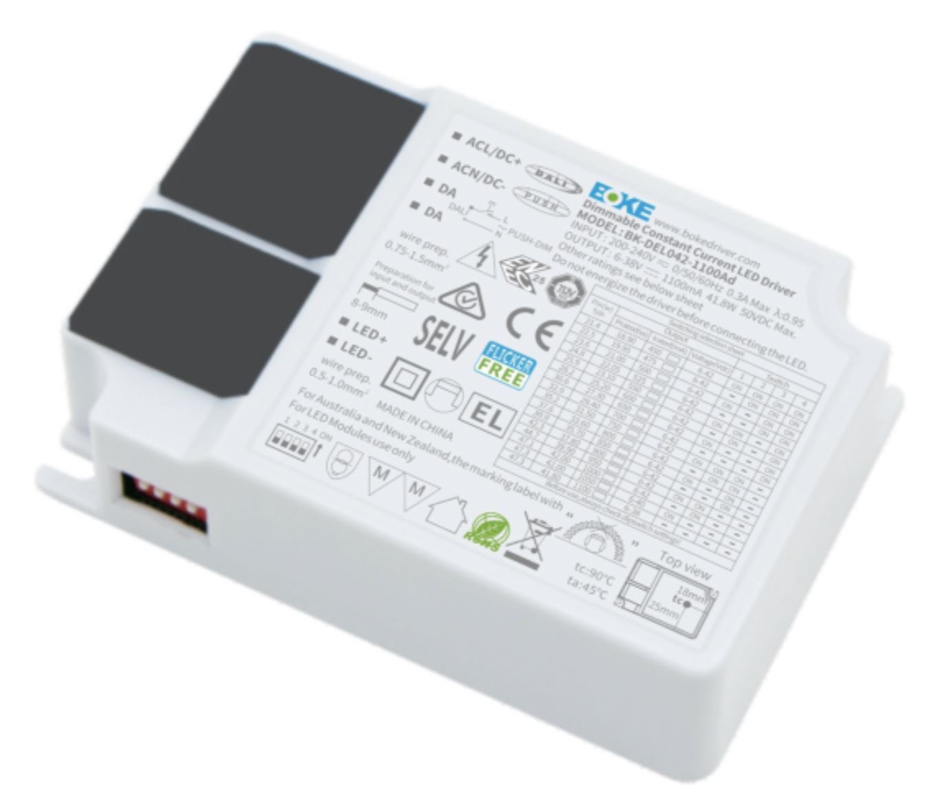 TECGET Konverter 29,4W 700mA Dali 230V