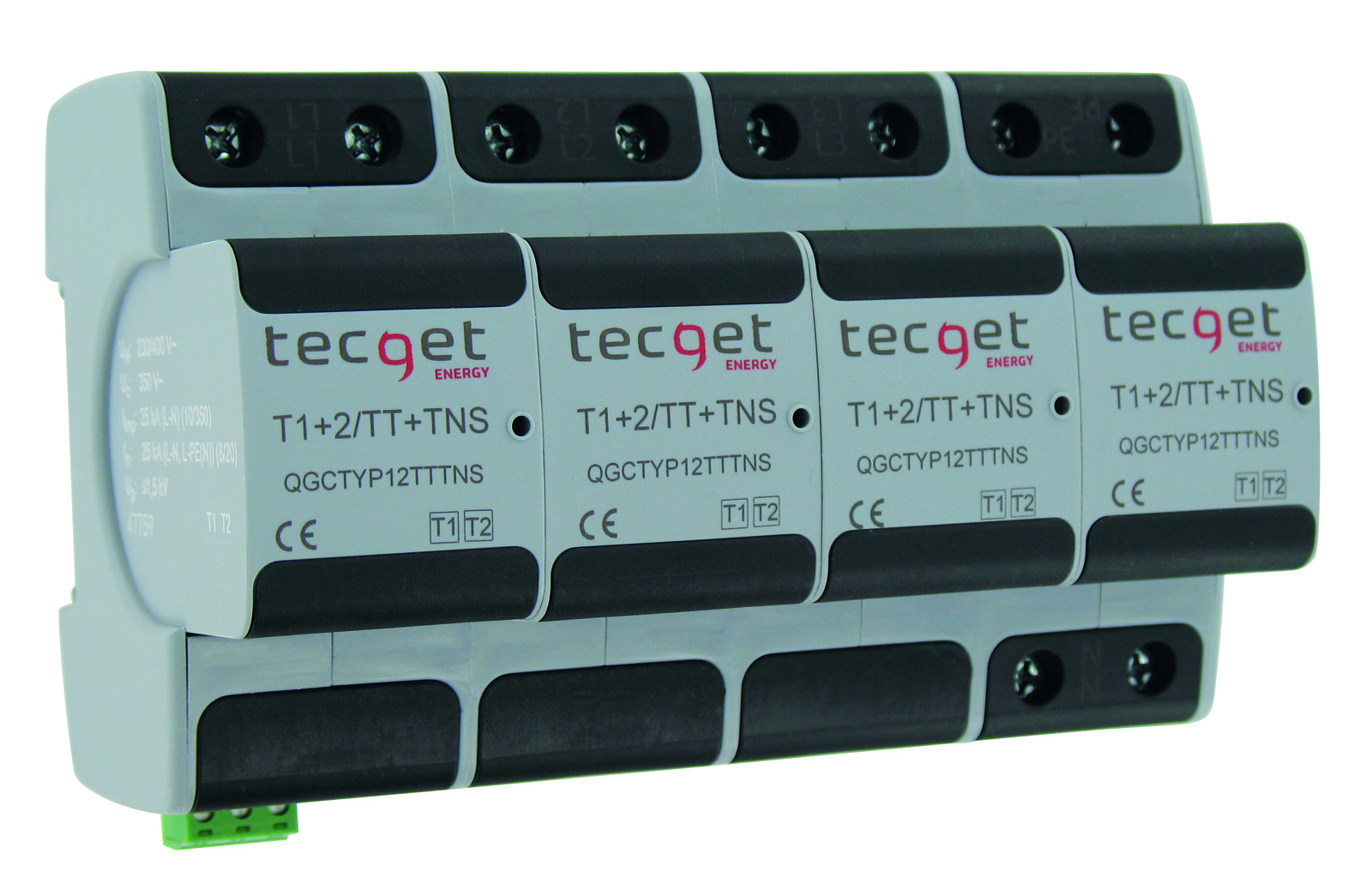 TECGET Blitzstrom-Kombiableiter Typ 1+2