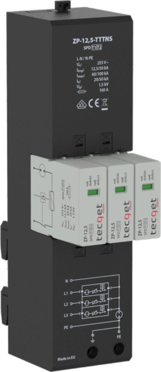 TECGET ZP Ableiter ZP-12,5-TT/TNS o. FM