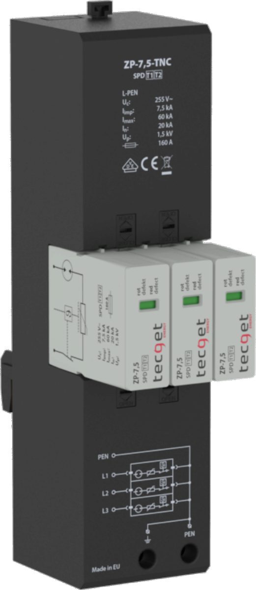 TECGET ZP Ableiter ZP-7,5-TNC o. FM