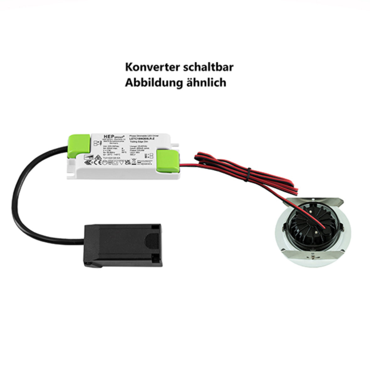 TECGET MDL68B 3K 8,7W 230V inkl. Konv. +