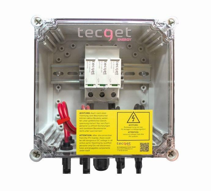 TECGET DC-Überspannungssch.Typ 12 2Strin