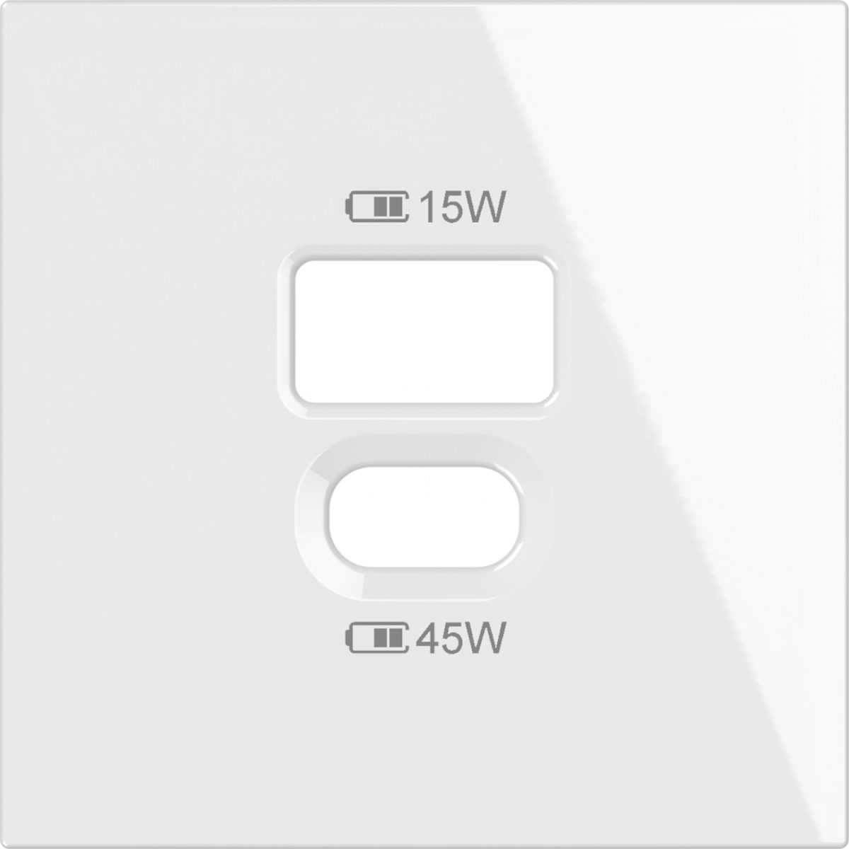 TECGET Ersatzabdeckung 55x55mm für USB