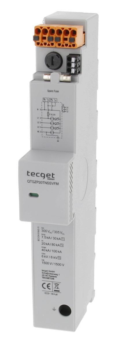 TECGET ZP-Ableiter 2.0 36mm TT/TNS 7,5kA