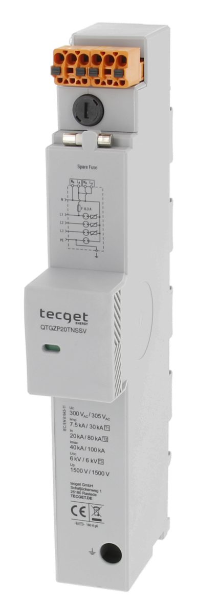 TECGET ZP-Ableiter 2.0 36mm TT/TNS 7,5kA