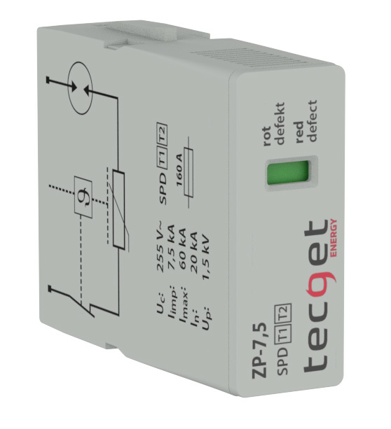 TECGET Ersatzmodul 7,5 kA ZP Ableiter